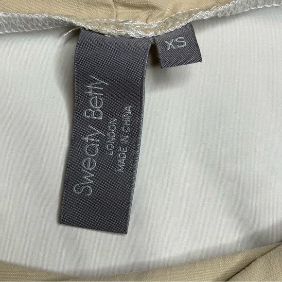 SWEATY BETTY Mix It Up Colorblock Sweatshirt Size XS Pocket 3/4 Sleeve Boxy Fit - Picture 10 of 11